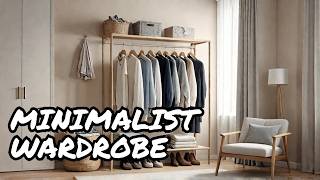 Ultimate Minimalist Wardrobe Guide Declutter Your Closet Now [upl. by Ahsir]