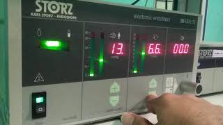 Storz co2 insufflator workingbme medicaltechnology biomedicalengineer gehealthcare [upl. by Efi997]