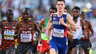 Mohammed Ahmed 5e au 5000 m Jakob Ingebrigtsen en or  Mondiaux  Athlétisme [upl. by Aisanat]