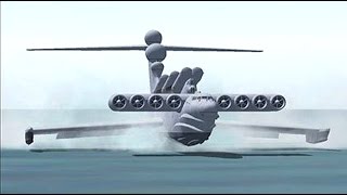 Lun Attack Ekranoplan  The Sea Monster  MADE in the USSR [upl. by Sharleen997]