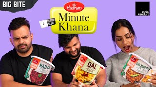 We Tried Haldirams Ready To Eat  The Big Bite  Social Kandura [upl. by Stephannie670]