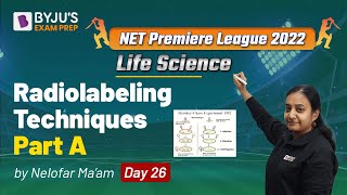 Radiolabeling Techniques Part A  Life Science  NET Premier League  Day 26  CSIR NET 2022 [upl. by Windy232]