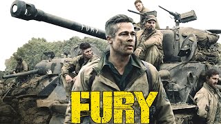 Fury 2014 Movie  Brad Pitt Shia LaBeouf Logan Lerman Michael Peña  Review And Facts [upl. by Wasson]