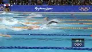 Olympisch goud Pieter van den Hoogenband Sydney 2000 [upl. by Enilhtak]