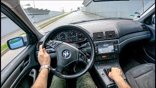 1999 BMW 316i E46 19 105 HP  0100   POV Test Drive 771 Joe Black [upl. by Yaj]