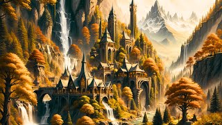 Rivendell Cozy Autumn🍂🍁🧡 Asmr Ambience  Lord Of the Rings Ambience  Autumn Cozy Ambience 🍂 [upl. by Volney]