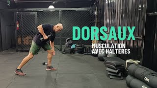 Exercices de musculation avec haltères pour les dorsaux [upl. by Yeltsew207]