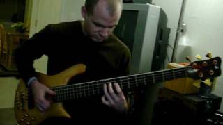 Slap Bass Solo Warwick Streamer Stage I [upl. by Siladnerb]