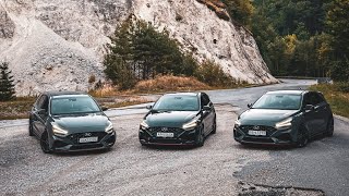 ASMR Hyundai i30N chasing BMW M235i [upl. by Sucitivel987]