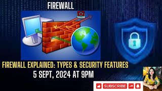 Firewall Explained Types amp Security Features [upl. by Edya539]