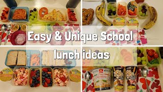 Easy School Lunch Ideas  5 school lunch ideas for kids [upl. by Swane128]