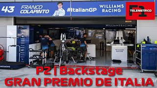 BACKSTAGE  P2  GRAN PREMIO DE ITALIA italiangp telemetricof1 adrianpuente [upl. by Yretsym355]