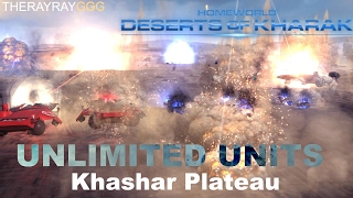 Homeworld  Deserts of Kharak  UNLIMITED UNITS  Khashar Plateau [upl. by Sidonius973]