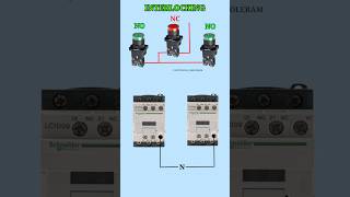 contactor ki interlocking kaise krte hai electrical wiring animation ai motor connection [upl. by Piderit614]