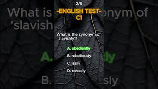 English Test  C1C2 advancedenglish english learnenglish testy shorts quiz vocabulary [upl. by Nilac345]