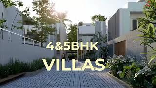 4 amp 5 BHK Luxury Villas In Coimbatore Nivasan Udhyana  The Luxury Villas Nivasan Homes [upl. by Ecertal]