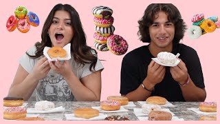 Dont pick the wrong donut challenge TRIVIA EDITIONKeilly and Kendry [upl. by Rokach]