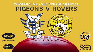 2024 2nd Semi Final  Pigeons v Rovers [upl. by Oidgime]