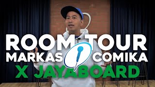 ROOM TOUR MARKAS COMIKA X JAYABOARD [upl. by Asyar]