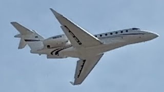 Gulfstream G200 Takeoff From Idaho Falls N91CW [upl. by Garges]