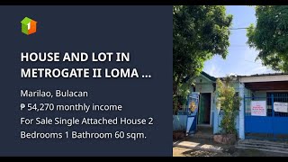 HOUSE AND LOT IN METROGATE II LOMA DE GATO MARILAO [upl. by Elysia203]