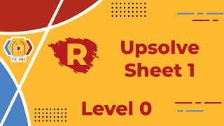 R Hexagons  Level 0 2025  Upsolve Sheet 1  Data Types amp Conditions [upl. by Ling]