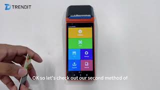 TRENDIT S680 Android POS terminal  Demo video [upl. by Dart]