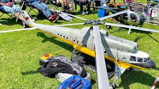 WORLD´S LARGEST RC SCALE MODEL HELICOPTER EVENT IN BELGIUM IN MAY 2023  LARGE WALK AROUND [upl. by Gujral]