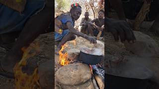 200yrs Old Stoge age man in the Bush hadzabetribe africantribe wildlife anima bushlife shorts [upl. by Hubing]