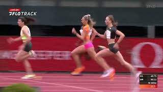 Femke Bol Runs 5002 In To Easily Claim The FLAT 400m Victory At The Continental Tour Hengelo [upl. by Arat]