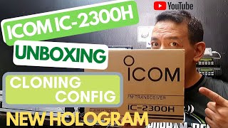 ICOM IC2300H unboxing and Quick configuration [upl. by Antonie]