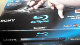 Sony BDPS350 BluRay Player Unboxing [upl. by Domenic]