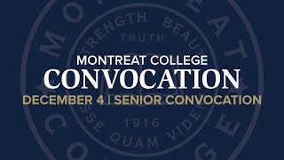 Senior Convocation  Fall Convocation Series  Montreat College [upl. by Atekal641]