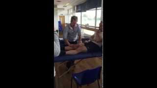 How to perfrom the Ballotment test for Knee swelling [upl. by Stclair105]