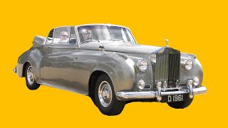 1961 Silver Cloud II Drophead Coupe at RollsRoyce Enthusiasts Club South of England Rally 2024 [upl. by Ayar]