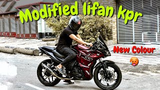 Modified lifan kpr 165r  new colour amp new looks  K06Rider [upl. by Eihtur]