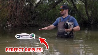 This NEW AvianX Decoy Makes PERFECT RIPPLES AvianX Power Shaker Mallards and Pintail [upl. by Trammel195]