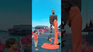 रेत में बिखर गई लड़कीSand sculpture catwalk 3D Special Effects  3D Animation shorts vfxhd [upl. by Keifer]