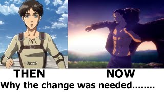 Why the change was neededAttack on titan season 4 Trailer Artstyle change described [upl. by Deegan]