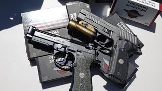 SIG Sauer P226 Legion vs Wilson Combat Beretta 92G Brigadier Tactical [upl. by Legyn358]