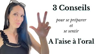 3 Conseils pour se préparer à la prise de parole et devenir plus à l’aise à l’oral [upl. by Arec]