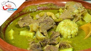 Mole de Olla Verde con Carne de Res [upl. by Dnaleel369]