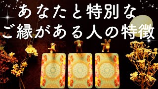 あなたと特別なご縁がある人の特徴❤️怖いほど当たる😳💭💭タロット占いampオラクルカードリーディング🔮恋愛・片想い・復縁・仕事 [upl. by Verda227]