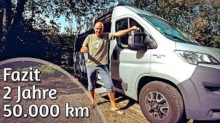 Fazit nach 2 Jahren Westfalia Wohnmobil  Fiat Ducato Kastenwagen [upl. by Huberto]