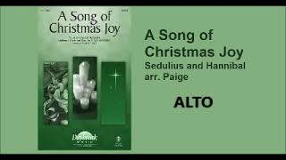 A SONG OF CHRISTMAS JOY ALTO Hannibal [upl. by Ttocserp]