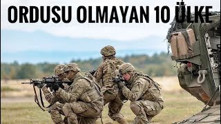 Ordusu olmayan ülkeler [upl. by Odnavres]