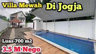 Villa Mewah 734m2 di Jogja Lokasi dkt Pusat Kota Jogja [upl. by Alebasi886]