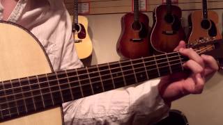 2013 000 12 Fret Custom Shop Martin Swiss Spruce Goncalo Alves [upl. by Aivatnahs]