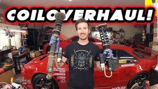 BC COILOVERHAUL How To Clean Inspect and Service those GRIMEY Coilovers watch in 4k 👀 [upl. by Kcyred615]