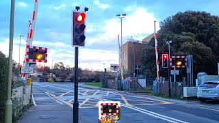 Lymington Town Level Crossing Hampshire [upl. by Lytsirk515]